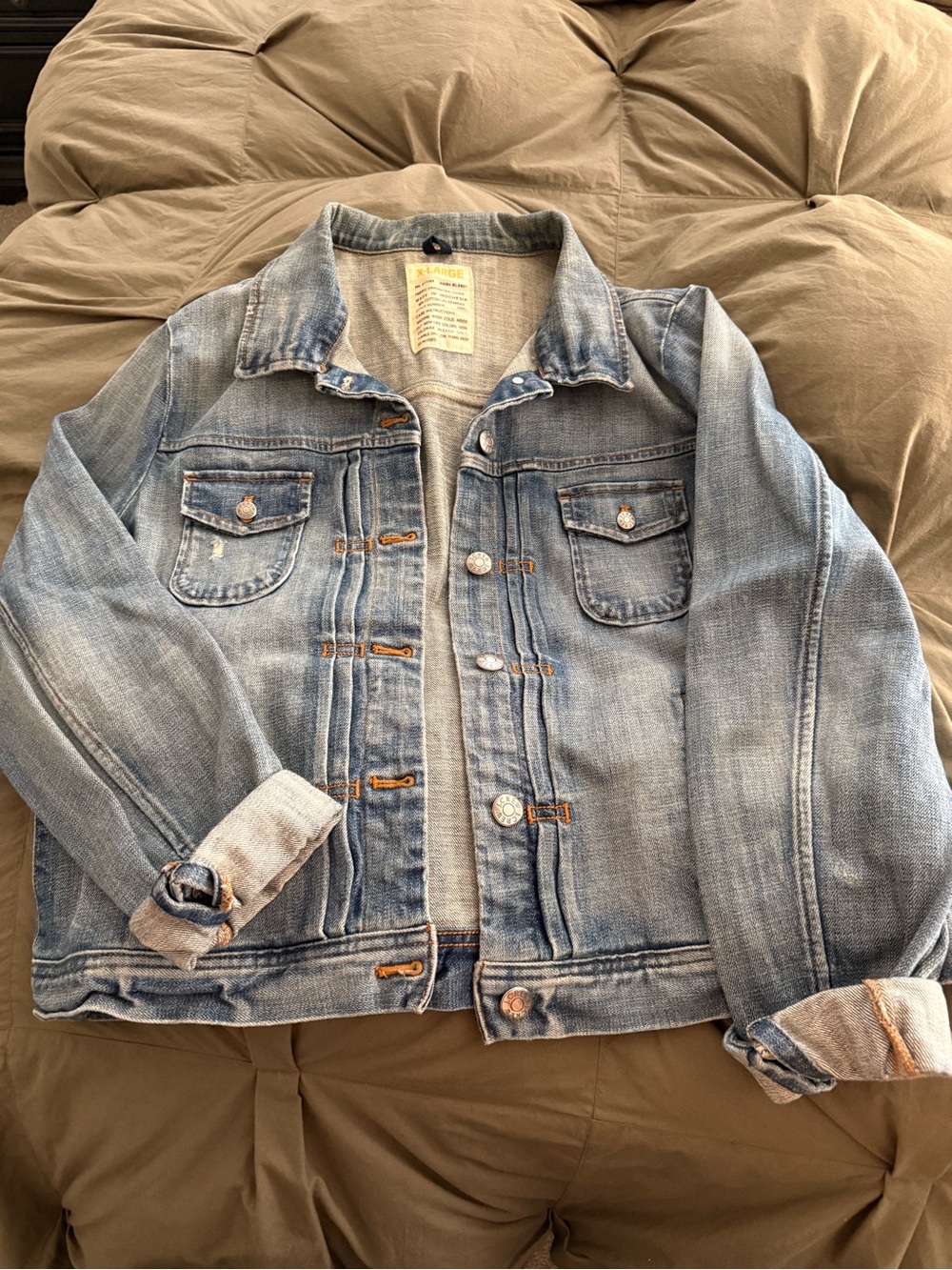 Light Blue J Crew Denim Jacket